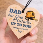 Dad No One Measures Up To You Gift Set Fathers Day Card Heart Dad No One Measures Up To You Gift Set Fathers Day Card Heart