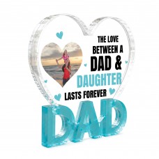 Dad Daughter Gift For Father's Day Birthday Personalised Plaque