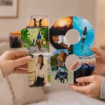 Personalised 18th Birthday Photo Block For Him Her Photo Collage Personalised 18th Birthday Photo Block For Him Her Photo Collage