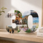 Personalised 30th Birthday Gift For Men Women Photo Block Personalised 30th Birthday Gift For Men Women Photo Block