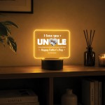 Personalised Fathers Day Gift 16 Colours LED with Photo Uncle Personalised Fathers Day Gift 16 Colours LED with Photo Uncle