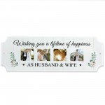 Personalised Mr And Mrs Gift Photo Plaque Wedding Gift Personalised Mr And Mrs Gift Photo Plaque Wedding Gift