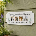 Personalised Mr And Mrs Gift Photo Plaque Wedding Gift Personalised Mr And Mrs Gift Photo Plaque Wedding Gift