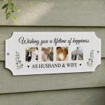 Personalised Mr And Mrs Gift Photo Plaque Wedding Gift Personalised Mr And Mrs Gift Photo Plaque Wedding Gift