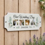 Personalised Our Wedding Day Mr And Mrs Gift Photo Plaque Personalised Our Wedding Day Mr And Mrs Gift Photo Plaque