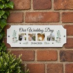 Personalised Our Wedding Day Mr And Mrs Gift Photo Plaque Personalised Our Wedding Day Mr And Mrs Gift Photo Plaque