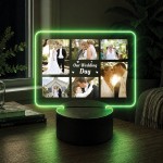 Personalised Mr And Mrs Photo Plaque 16 Colours LED Light Personalised Mr And Mrs Photo Plaque 16 Colours LED Light