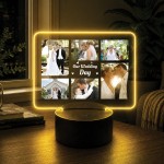Personalised Mr And Mrs Photo Plaque 16 Colours LED Light Personalised Mr And Mrs Photo Plaque 16 Colours LED Light