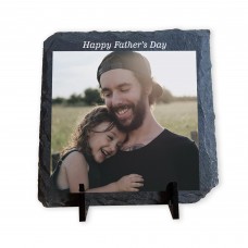 Personalised Fathers Day Photo Slate Plaque Custom Photo Gift