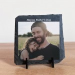 Personalised Fathers Day Photo Slate Plaque Custom Photo Gift Personalised Fathers Day Photo Slate Plaque Custom Photo Gift