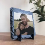 Personalised Fathers Day Photo Slate Plaque Custom Photo Gift Personalised Fathers Day Photo Slate Plaque Custom Photo Gift