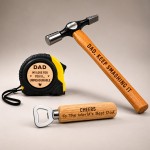 Dad DIY Gift Set Hammer Tape Measure Bottle Opener Fathers Day
