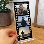 Personalised Fathers Day Film Strip Photo Plaque Custom Acrylic Personalised Fathers Day Film Strip Photo Plaque Custom Acrylic