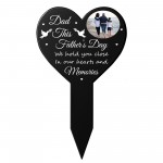 Personalised Fathers Day Memorial Grave Stake Custom Photo