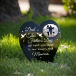 Personalised Fathers Day Memorial Grave Stake Custom Photo