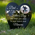 Personalised Fathers Day Memorial Grave Stake Custom Photo
