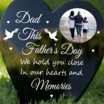Personalised Fathers Day Memorial Grave Stake Custom Photo