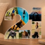 Personalised 21st Birthday Acrylic Photo Plaque 8 Photo Collage 