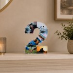 Personalised Number 2 Acrylic Photo Plaque 2nd Anniversary Gift Personalised Number 2 Acrylic Photo Plaque 2nd Anniversary Gift