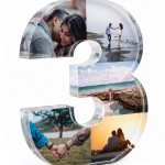 Personalised Number 3 Acrylic Photo Plaque Gift 3rd Anniversary Personalised Number 3 Acrylic Photo Plaque Gift 3rd Anniversary