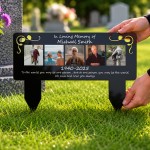Personalised Memorial Grave Plaque Photo Grave Marker Cemetery