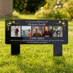 Personalised Memorial Grave Plaque Photo Grave Marker Cemetery