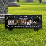 Personalised Dog Memorial Plaque Photo Pet Grave Marker Garden