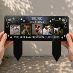 Personalised Dog Memorial Plaque Photo Pet Grave Marker Garden