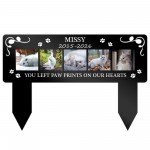 Personalised Cat Memorial Plaque Photo Pet Grave Marker Personalised Cat Memorial Plaque Photo Pet Grave Marker