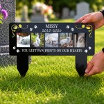 Personalised Cat Memorial Plaque Photo Pet Grave Marker Personalised Cat Memorial Plaque Photo Pet Grave Marker