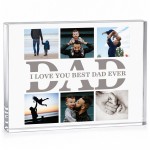 Personalised Dad Photo Plaque Fathers Day Gift Acrylic Picture Personalised Dad Photo Plaque Fathers Day Gift Acrylic Picture
