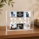 Personalised Dad Photo Plaque Fathers Day Gift Acrylic Picture Personalised Dad Photo Plaque Fathers Day Gift Acrylic Picture