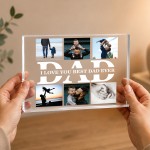 Personalised Dad Photo Plaque Fathers Day Gift Acrylic Picture Personalised Dad Photo Plaque Fathers Day Gift Acrylic Picture