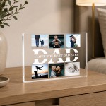 Personalised Dad Photo Plaque Fathers Day Gift Acrylic Picture Personalised Dad Photo Plaque Fathers Day Gift Acrylic Picture
