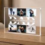 Personalised Dad Photo Plaque Fathers Day Gift Acrylic Picture Personalised Dad Photo Plaque Fathers Day Gift Acrylic Picture