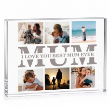 Personalised Mum Photo Plaque Birthday Gift Acrylic Picture