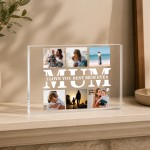 Personalised Mum Photo Plaque Birthday Gift Acrylic Picture Personalised Mum Photo Plaque Birthday Gift Acrylic Picture