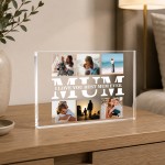 Personalised Mum Photo Plaque Birthday Gift Acrylic Picture Personalised Mum Photo Plaque Birthday Gift Acrylic Picture