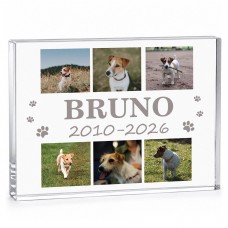 Personalised Pet Memorial Plaque Dog Cat Remembrance Gift Photo 