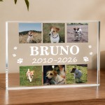 Personalised Pet Memorial Plaque Dog Cat Remembrance Gift Photo 