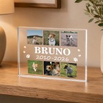 Personalised Pet Memorial Plaque Dog Cat Remembrance Gift Photo 
