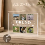 Personalised Pet Memorial Plaque Dog Cat Remembrance Gift Photo 