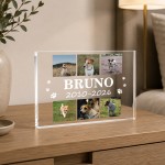 Personalised Pet Memorial Plaque Dog Cat Remembrance Gift Photo 