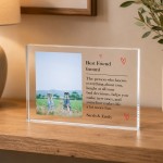Best Friend Gifts Personalised Custom Photo Acrylic Block