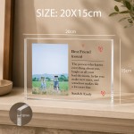 Best Friend Gifts Personalised Custom Photo Acrylic Block