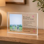 Personalised Best Friend Gifts Custom Photo Acrylic Block Personalised Best Friend Gifts Custom Photo Acrylic Block