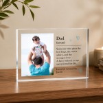 Personalised Dad Acrylic Photo Block Custom Fathers Day Gift Personalised Dad Acrylic Photo Block Custom Fathers Day Gift