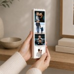 Personalised 4 Photo Block Plaque Custom Picture Display Memory 