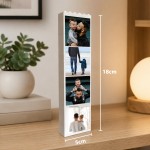 Personalised 4 Photo Block Plaque Custom Picture Display Memory 