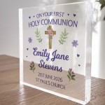 Personalised Holy Communion Gifts for Girls First 1st Holy